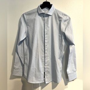 Boys suit shirt size 10/12 tailored collection Zara light blue